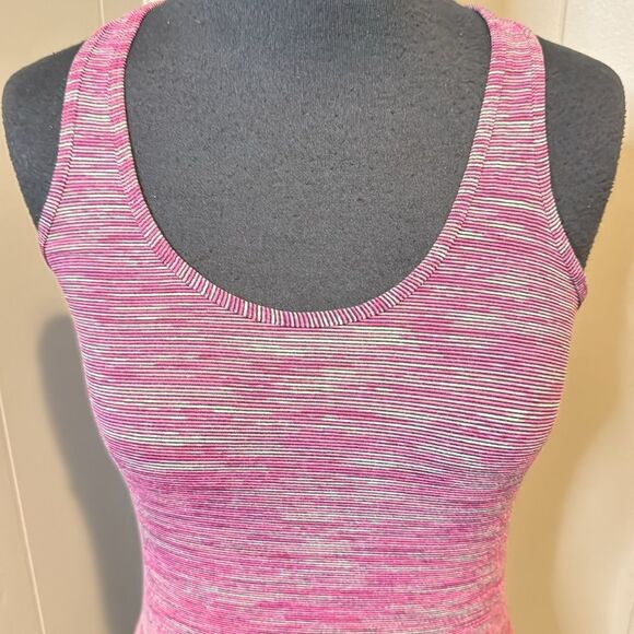 Lululemon marled multi color stretch long racerback tank. - Picture 2 of 6